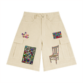 Unisex Woven Cargo Shorts